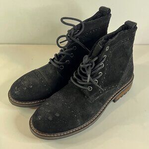 Hawkings McGill Black Suede Chelsea Boots